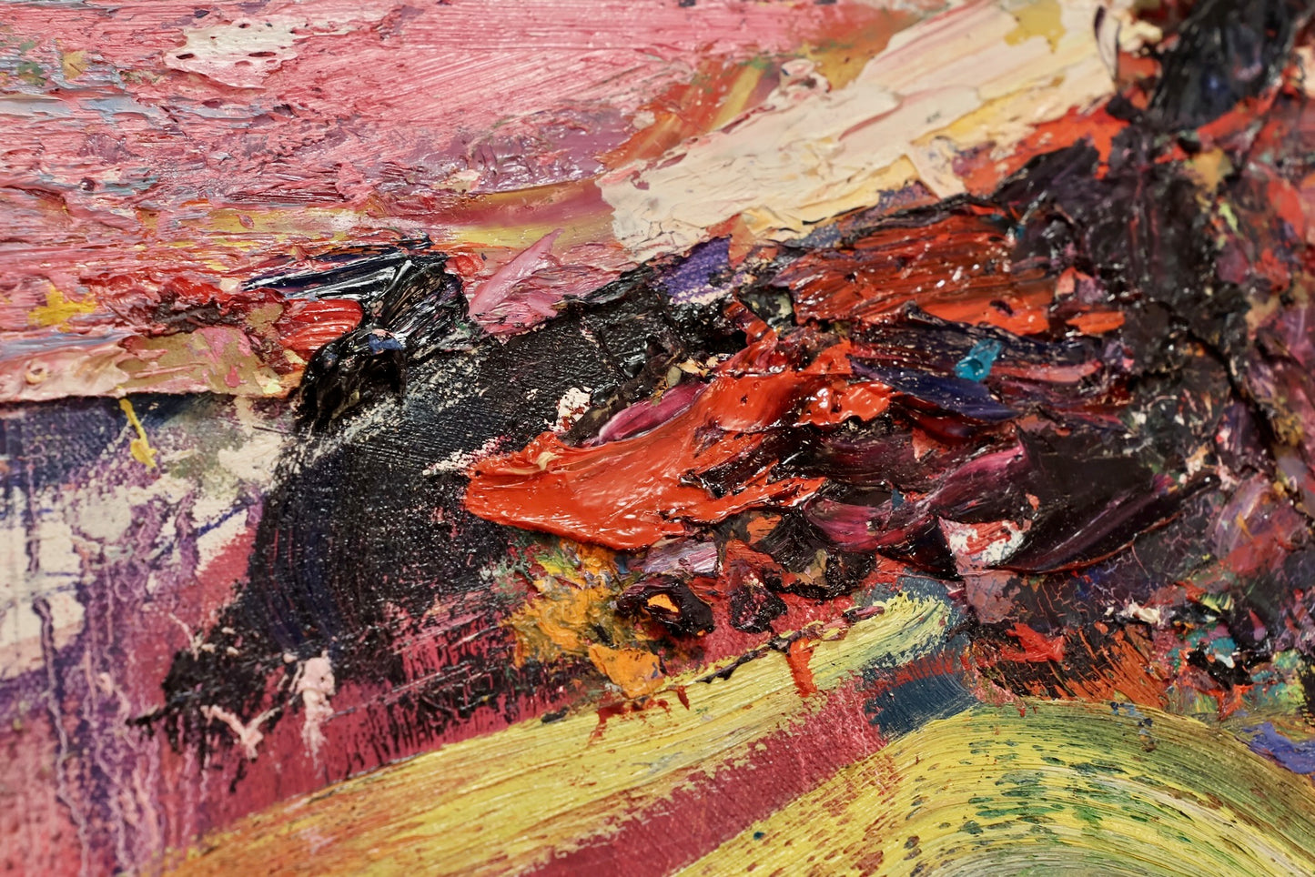 Large "Salsa" Abstract Painting - ONLINE ONLY