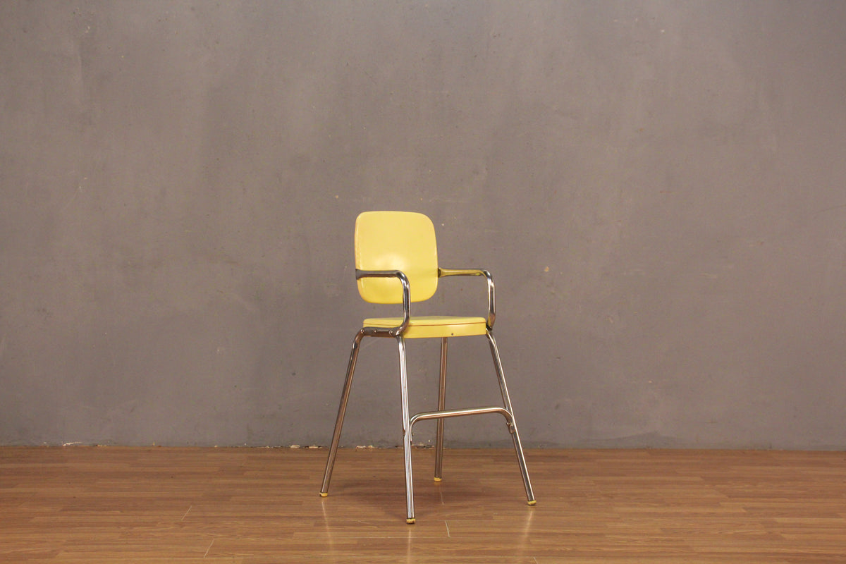 Canary Yellow Child's High Chair