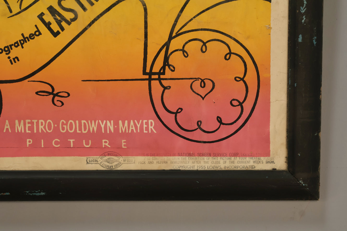 Large "The Glass Slipper" 1955 Film Poster