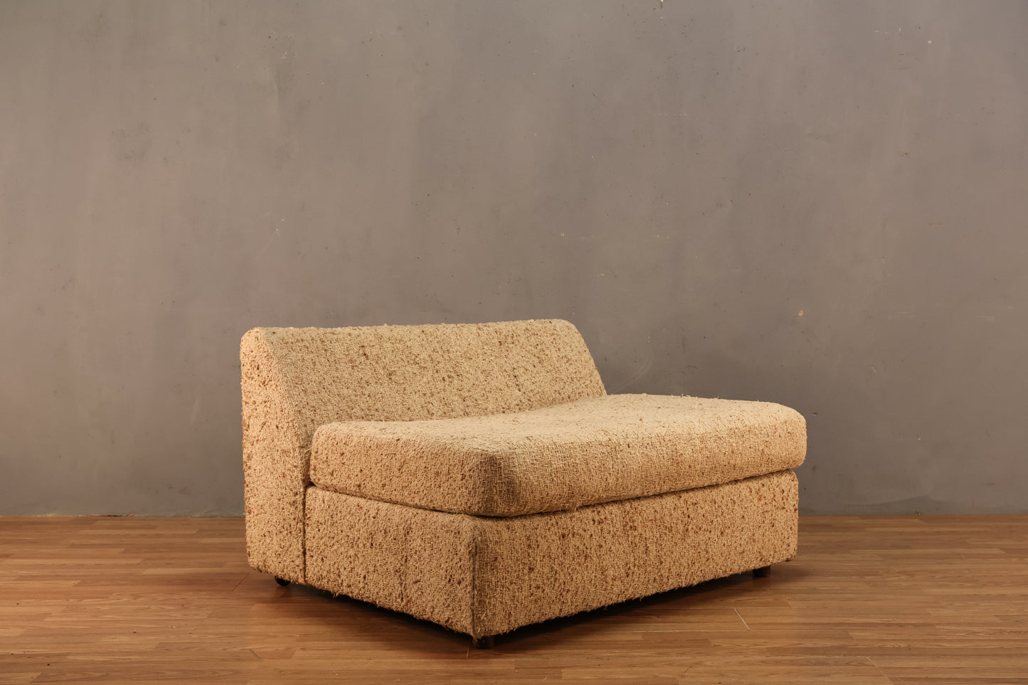 Woven Oatmeal Sleeper Junior Loveseat
