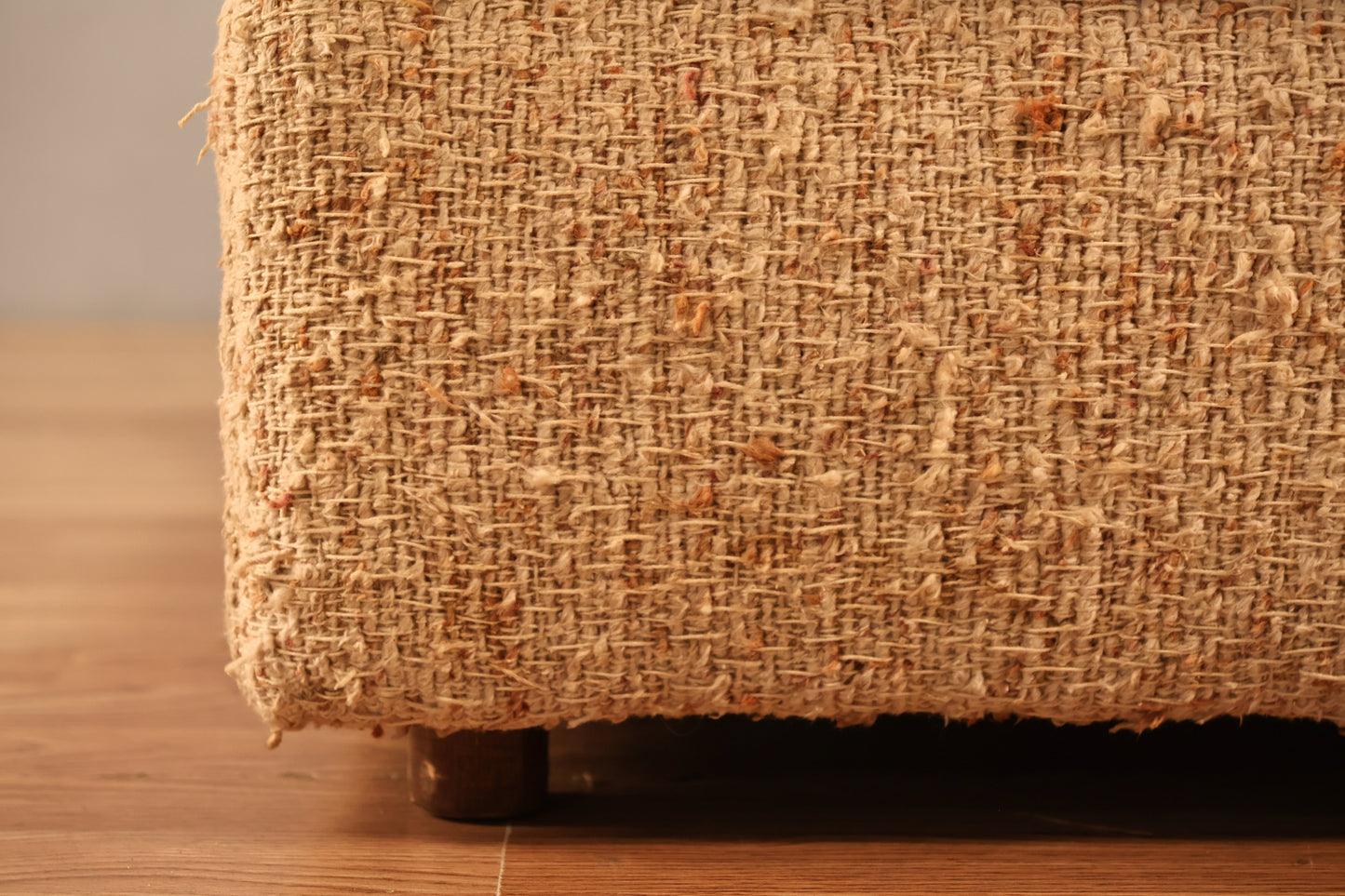 Woven Oatmeal Sleeper Junior Loveseat
