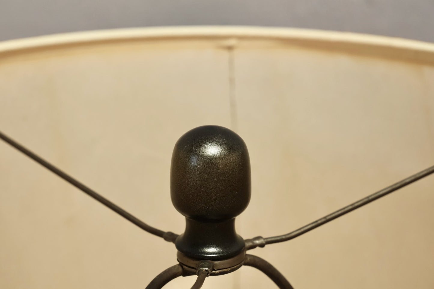 Mid Century Aquamarine Splatter Table Lamp