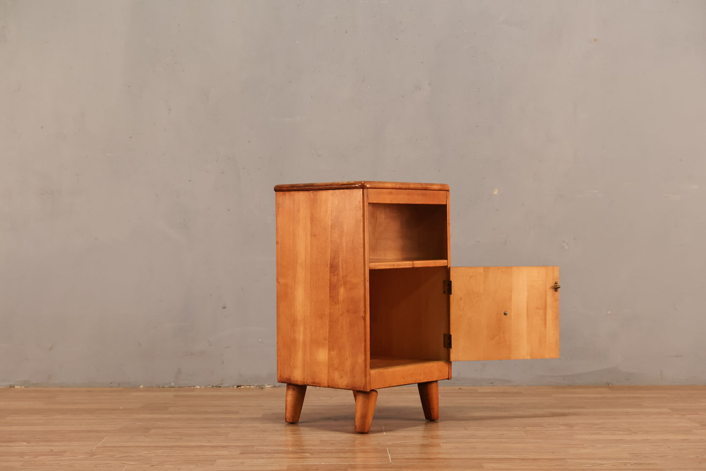 Maple 1-Door Nightstand - ONLINE ONLY