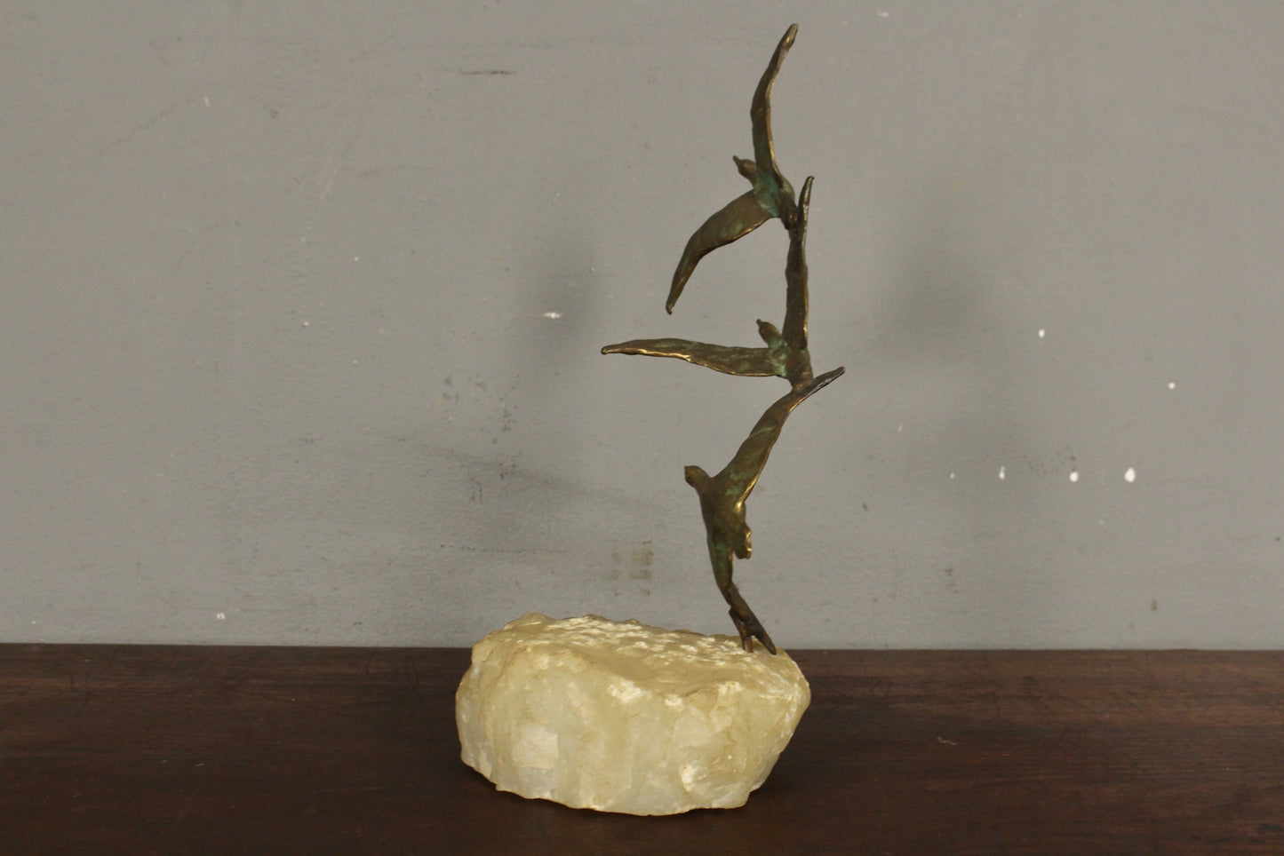 "Seagulls in Flight" Curtis Jere Sculpture