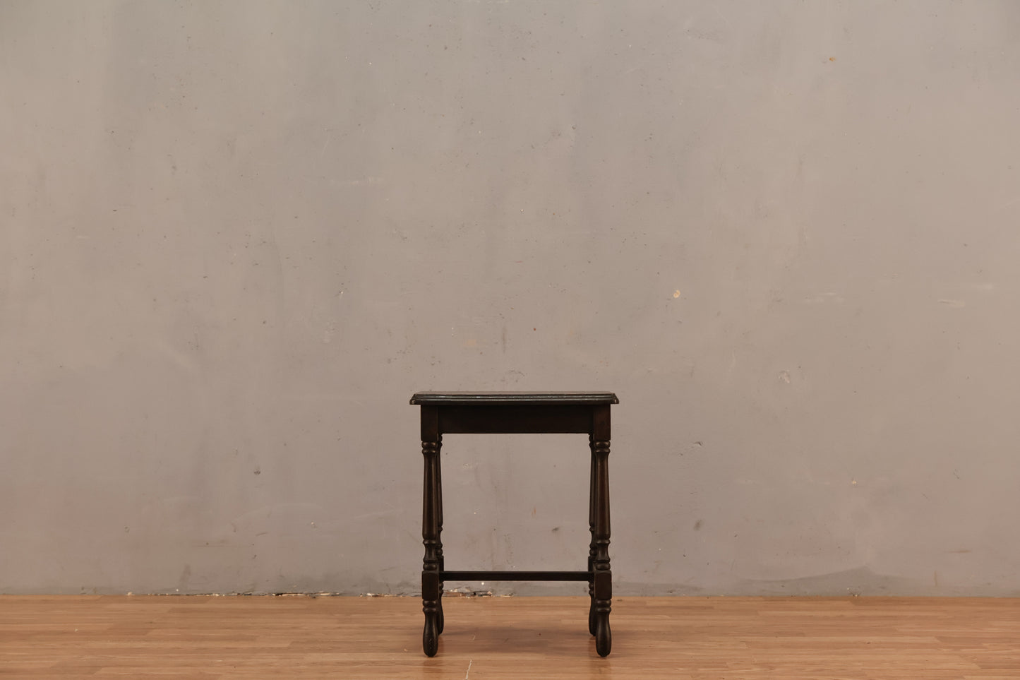 Petite Dark Wood Side Table - ONLINE ONLY