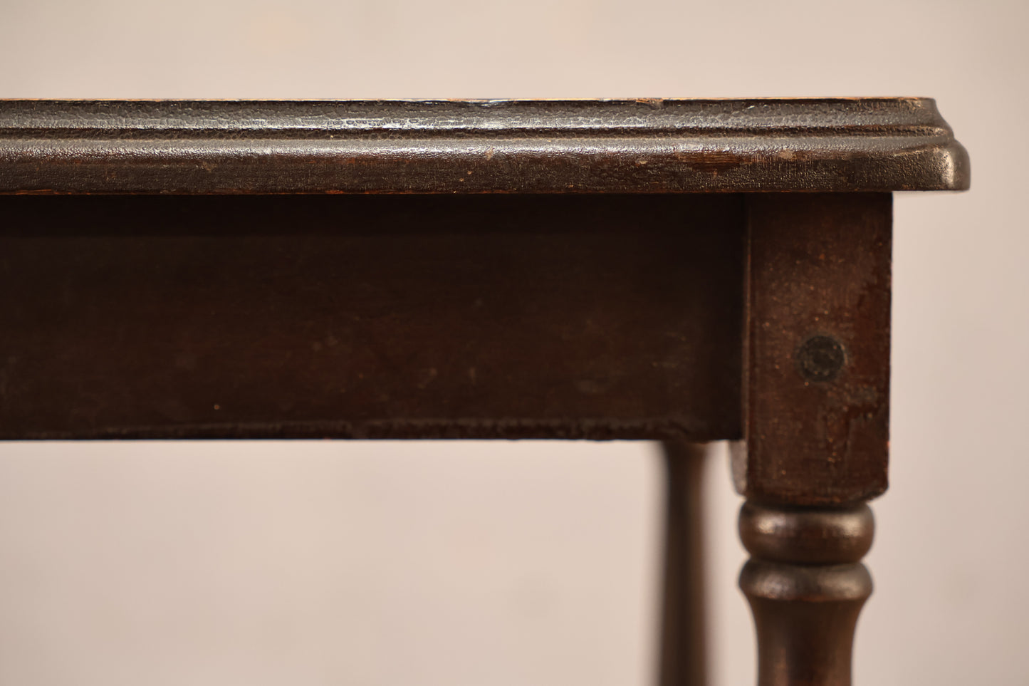 Petite Dark Wood Side Table - ONLINE ONLY