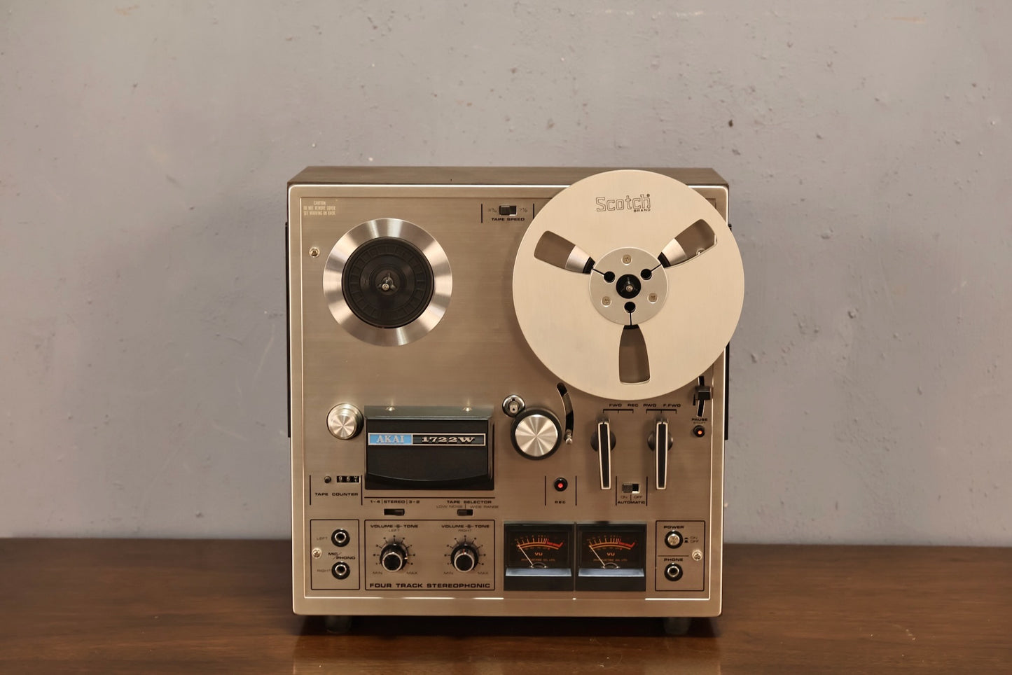 1970s Akai 4-Track Stereo Tape Recorder
