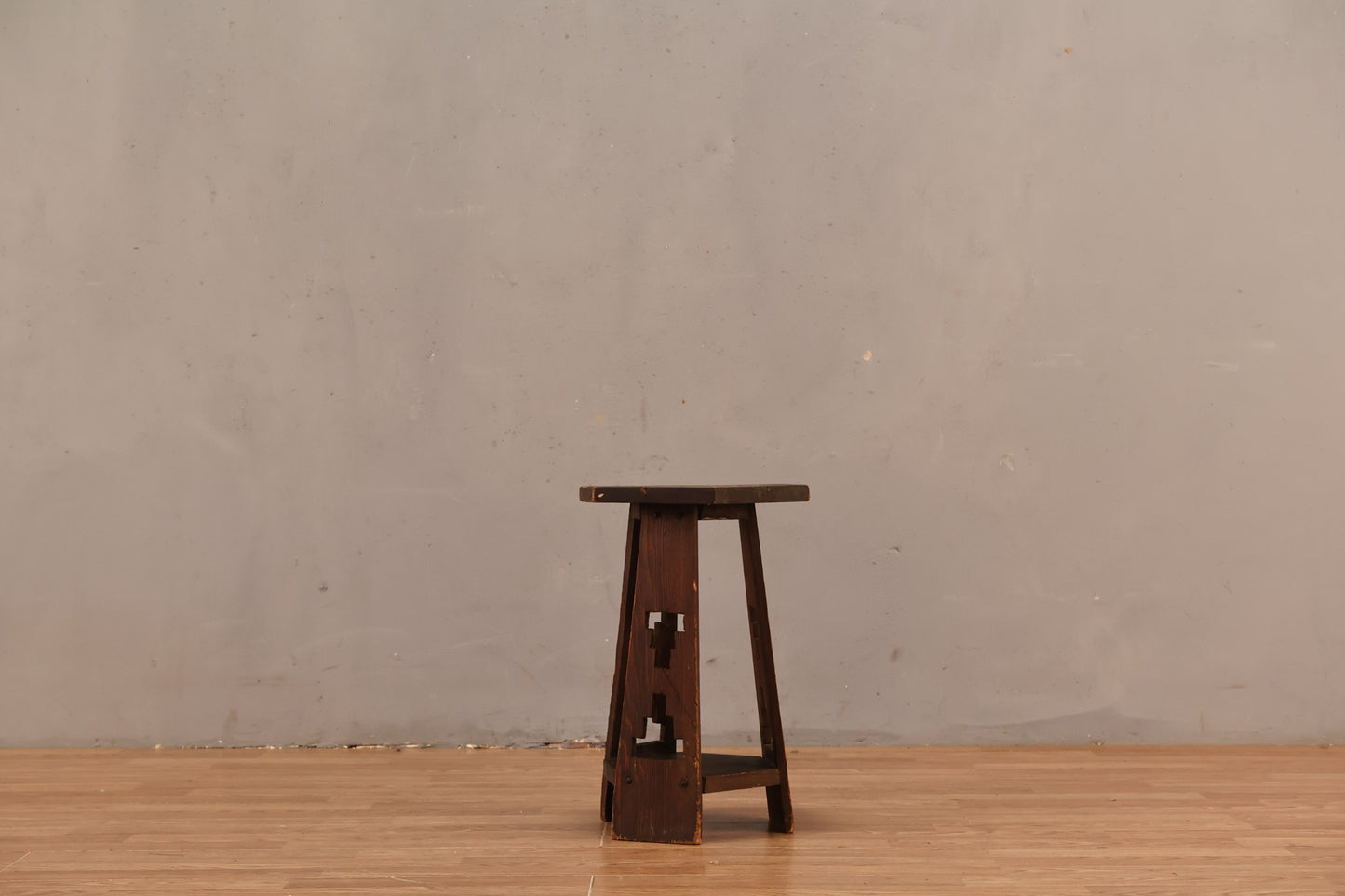 Arts & Crafts Hexagonal Oak Side Table