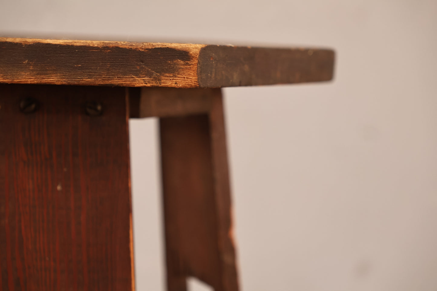 Arts & Crafts Hexagonal Oak Side Table