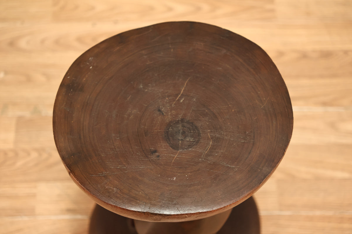 Central African Carved Stool Q