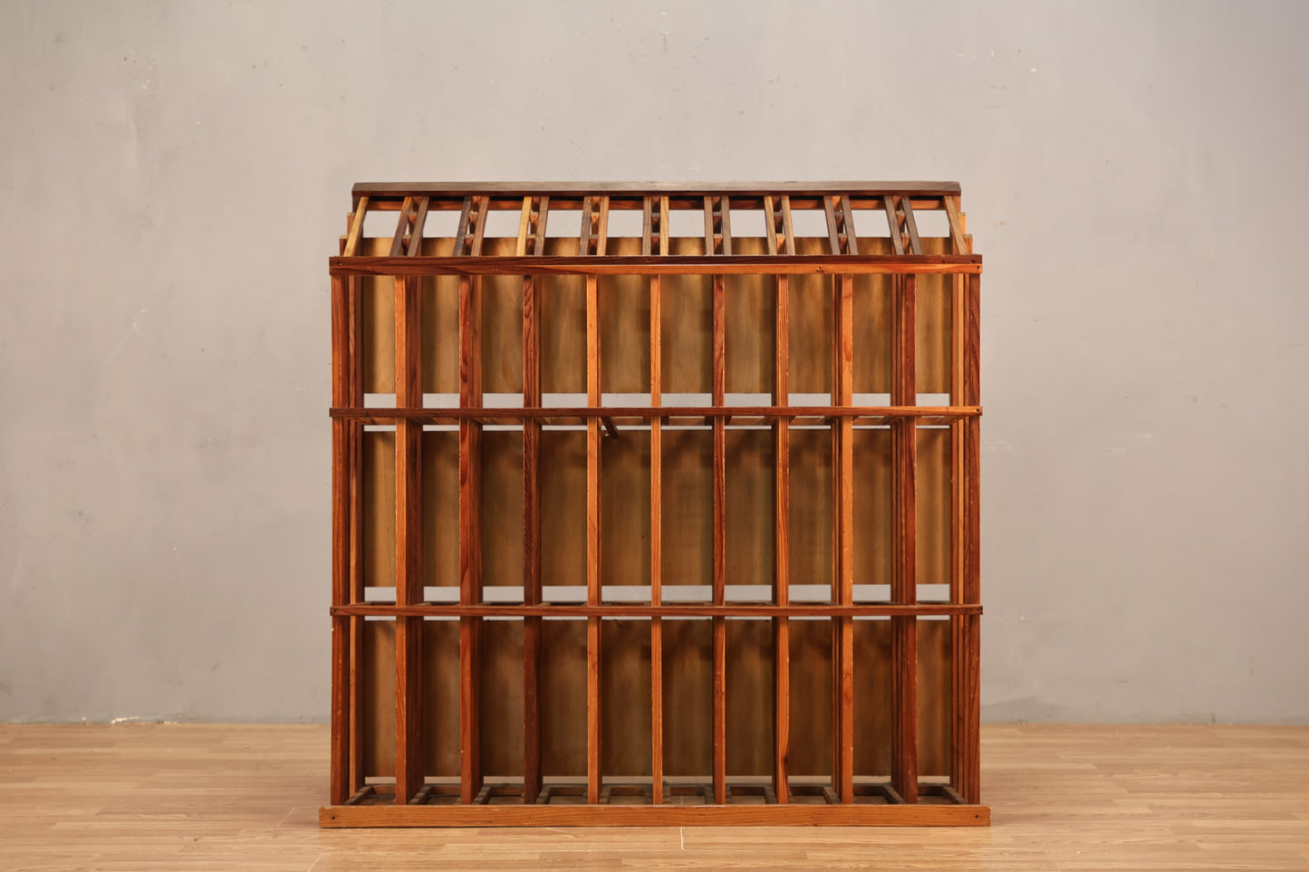 Large Retail Wooden Wine Rack - ONLINE ONLY