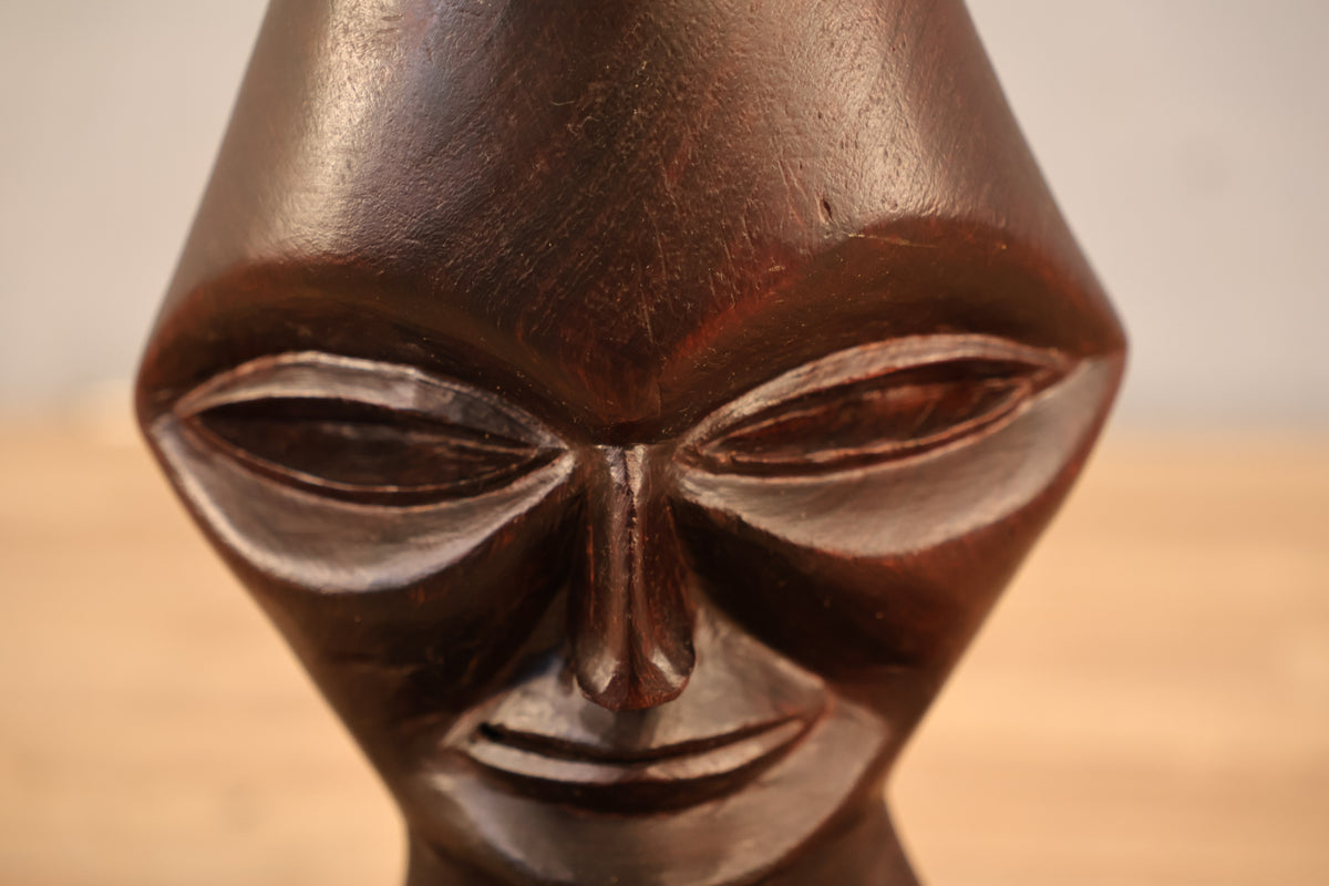 Central African Carved Stool Q