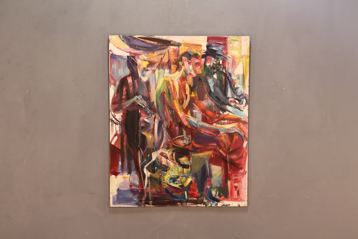 Large "Tempo" Abstract Painting