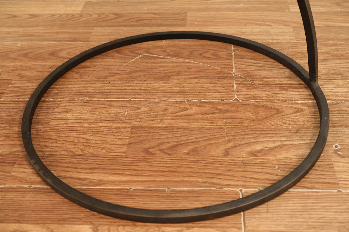 Iron Curlicue Standing Globe - ONLINE ONLY