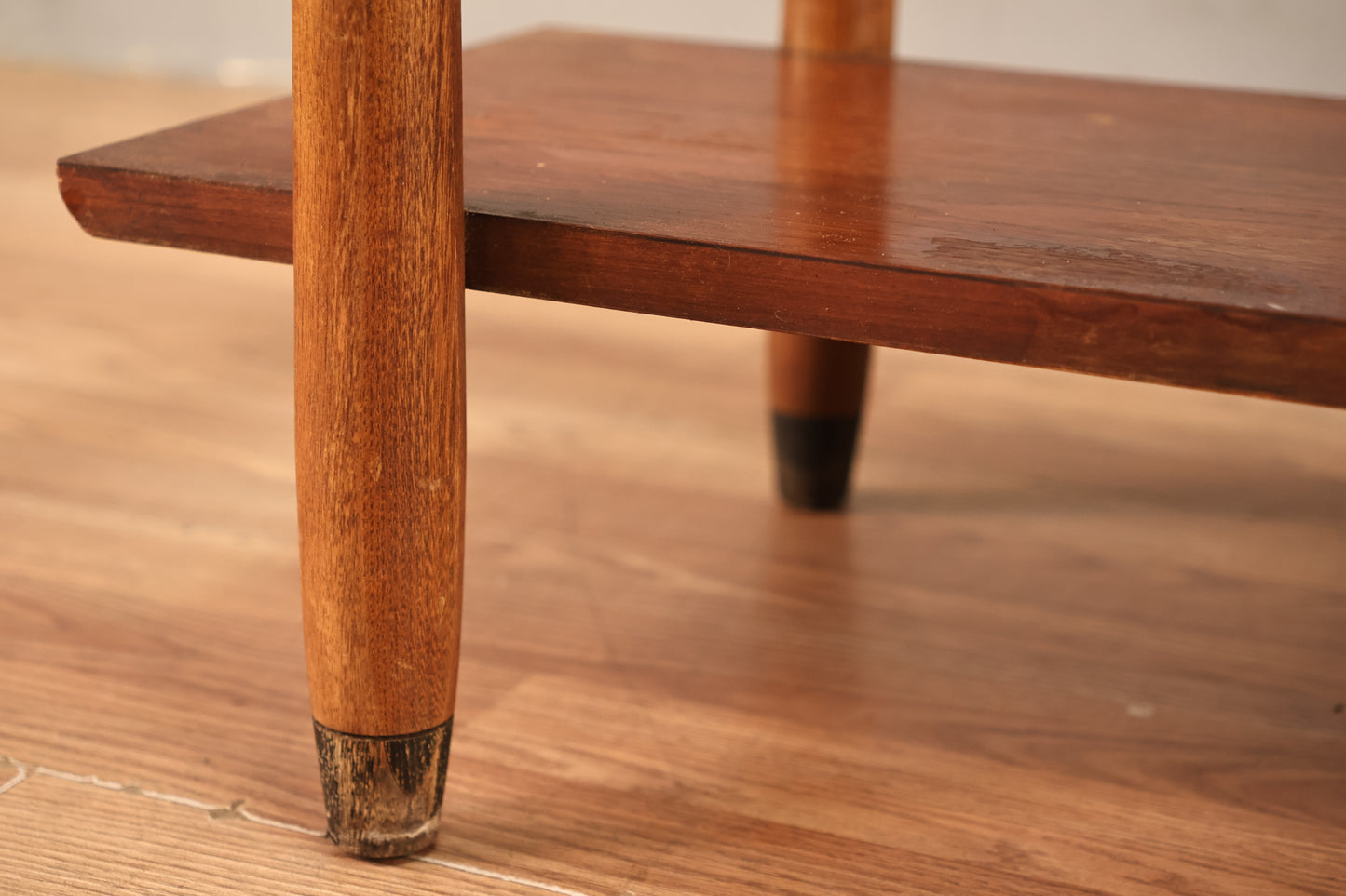 Lane "Monte Carlo" Walnut & Tile Console Table - ONLINE ONLY