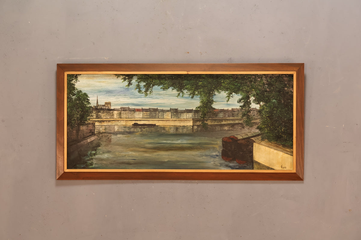 "Quai de Bourbon" Painting