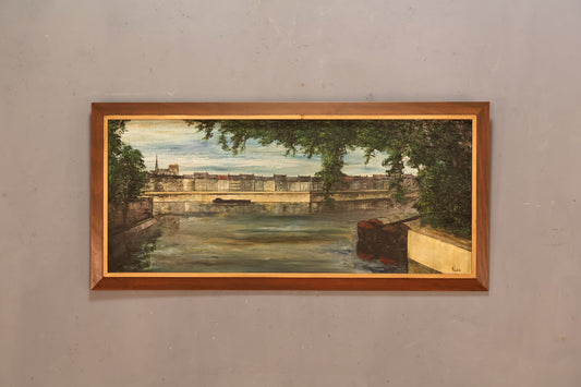 "Quai de Bourbon" Painting