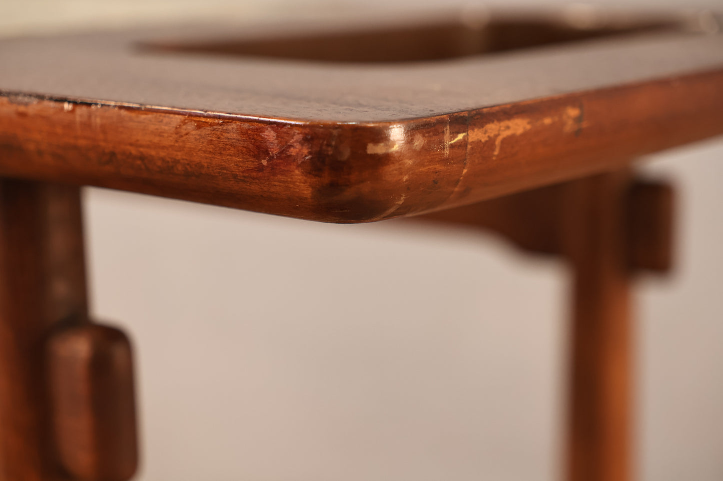 Lane "Monte Carlo" Walnut & Tile Console Table - ONLINE ONLY
