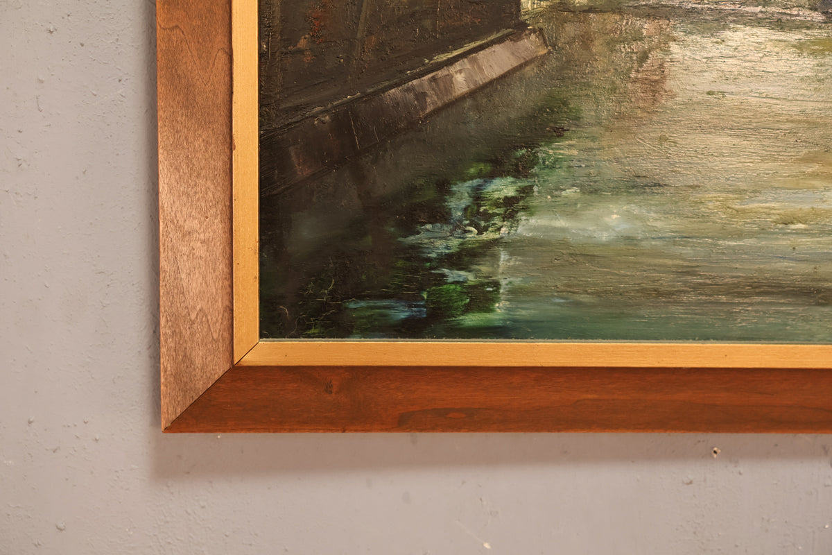 "Quai de Bourbon" Painting
