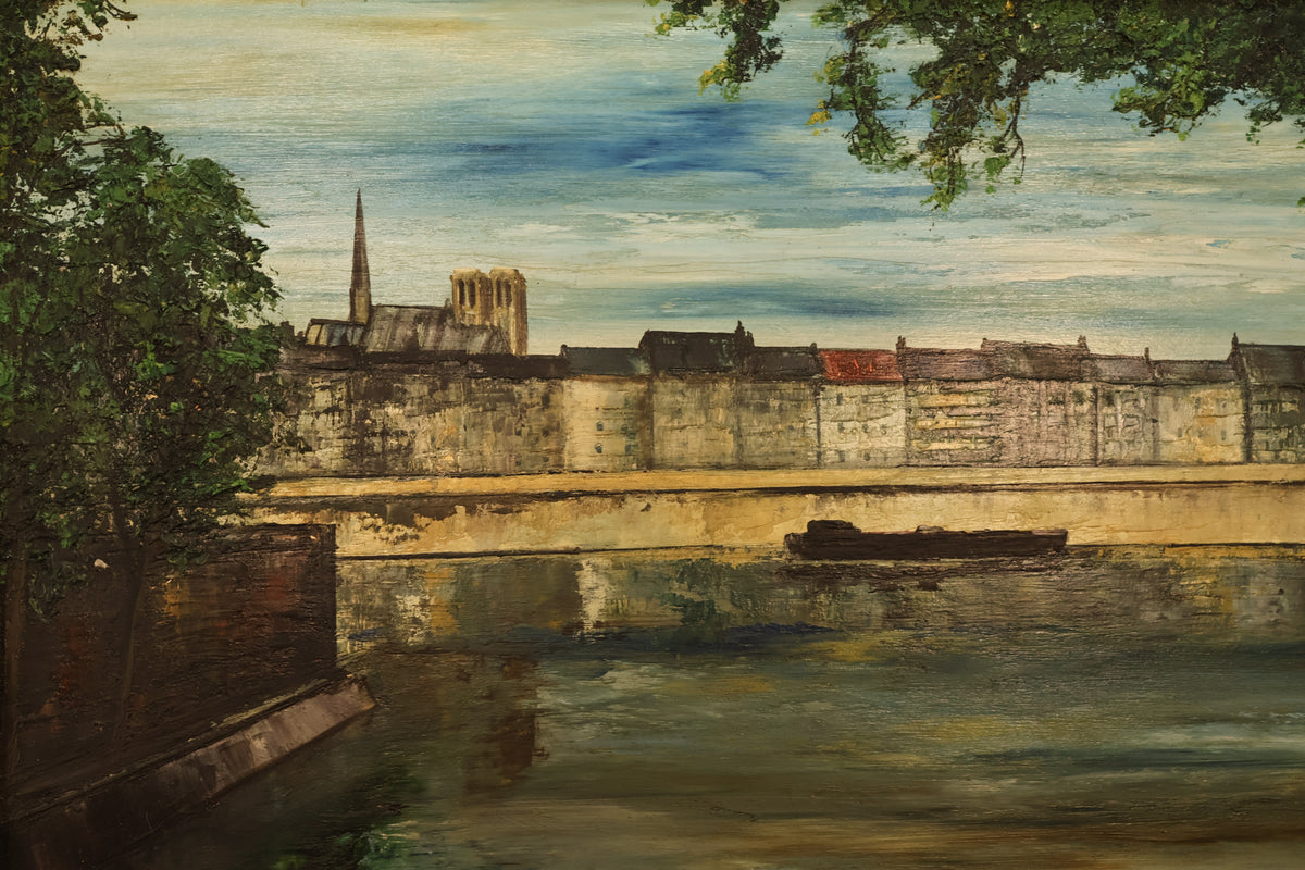 "Quai de Bourbon" Painting