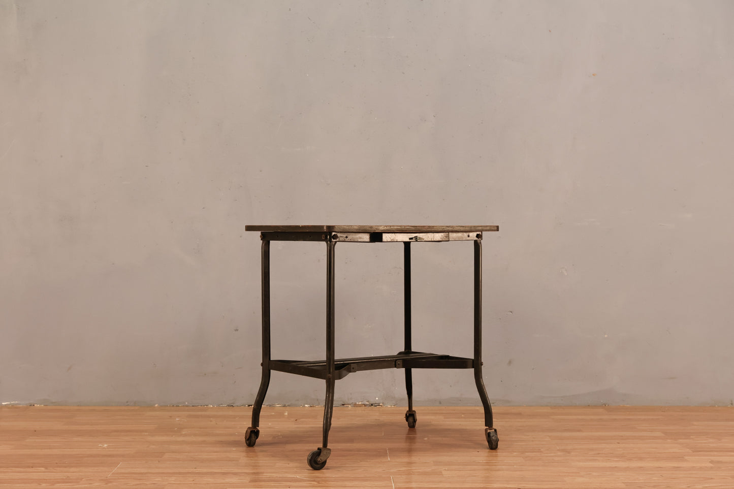 Industrial Dark Green Typewriter Table
