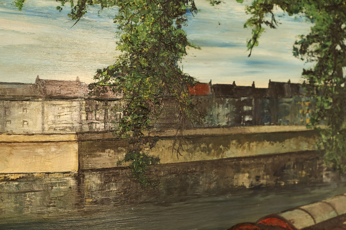 "Quai de Bourbon" Painting