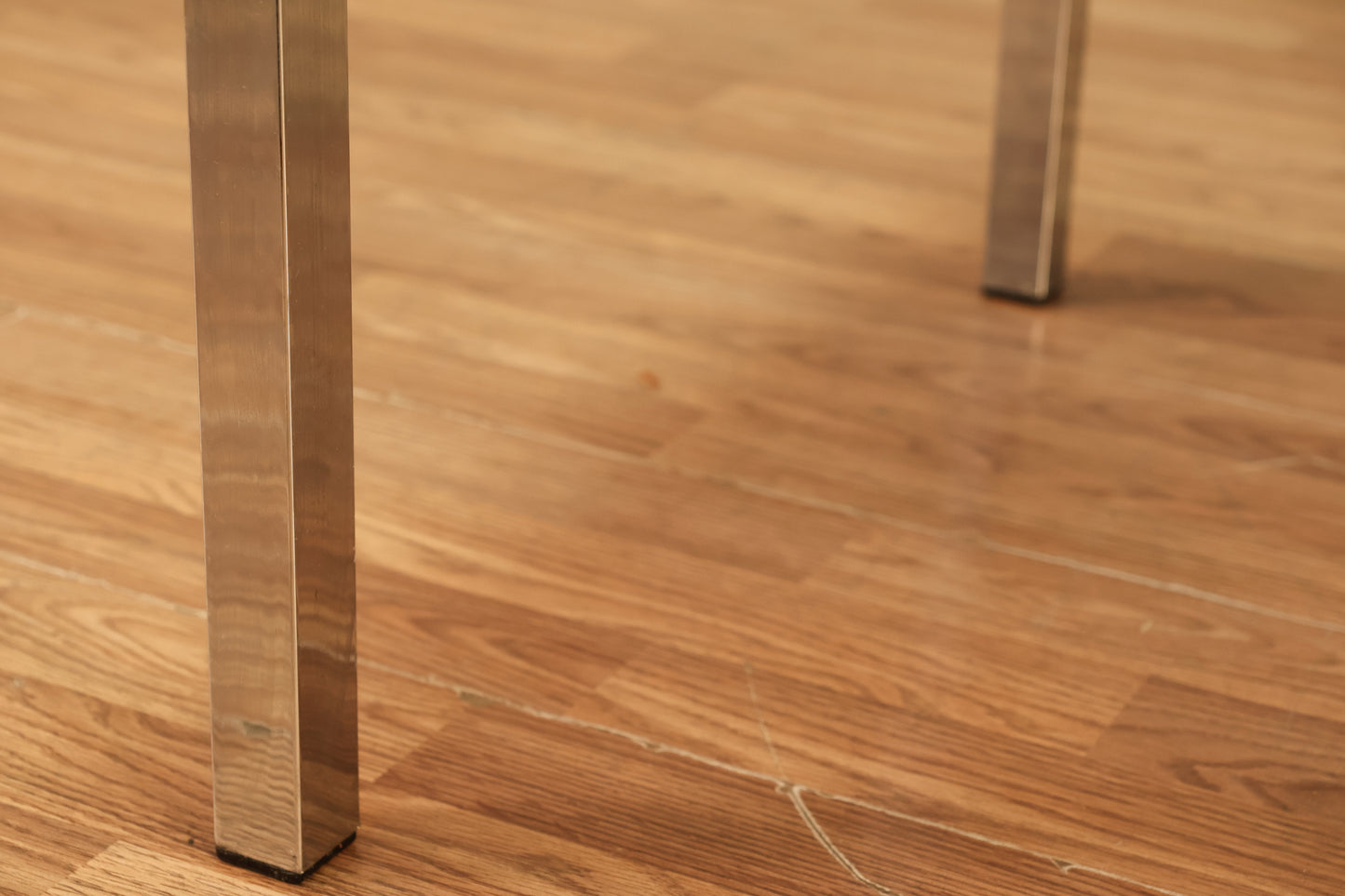 Square Slate & Chrome Side Table - ONLINE ONLY