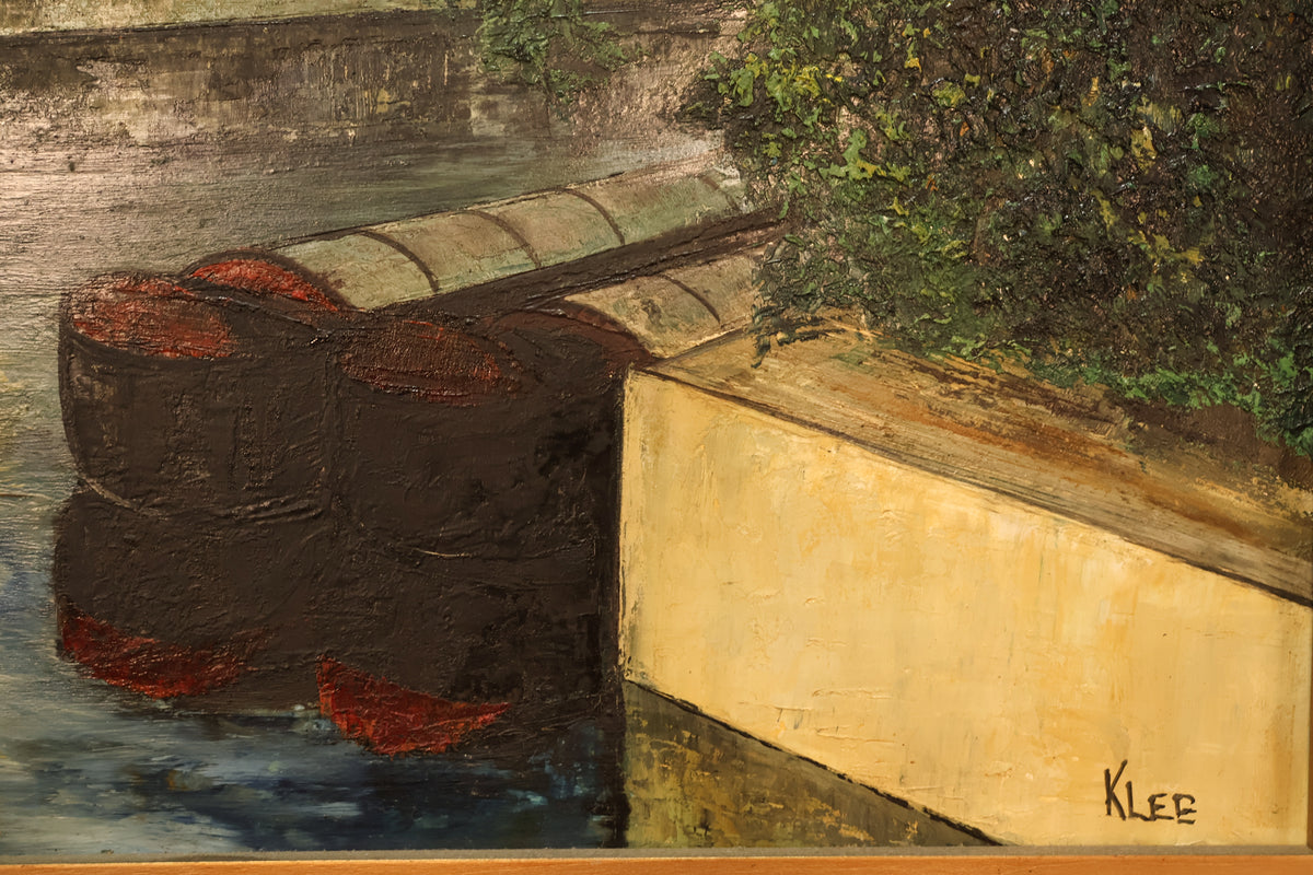"Quai de Bourbon" Painting