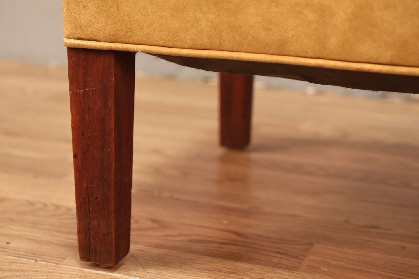Dijon Vinyl Ottoman