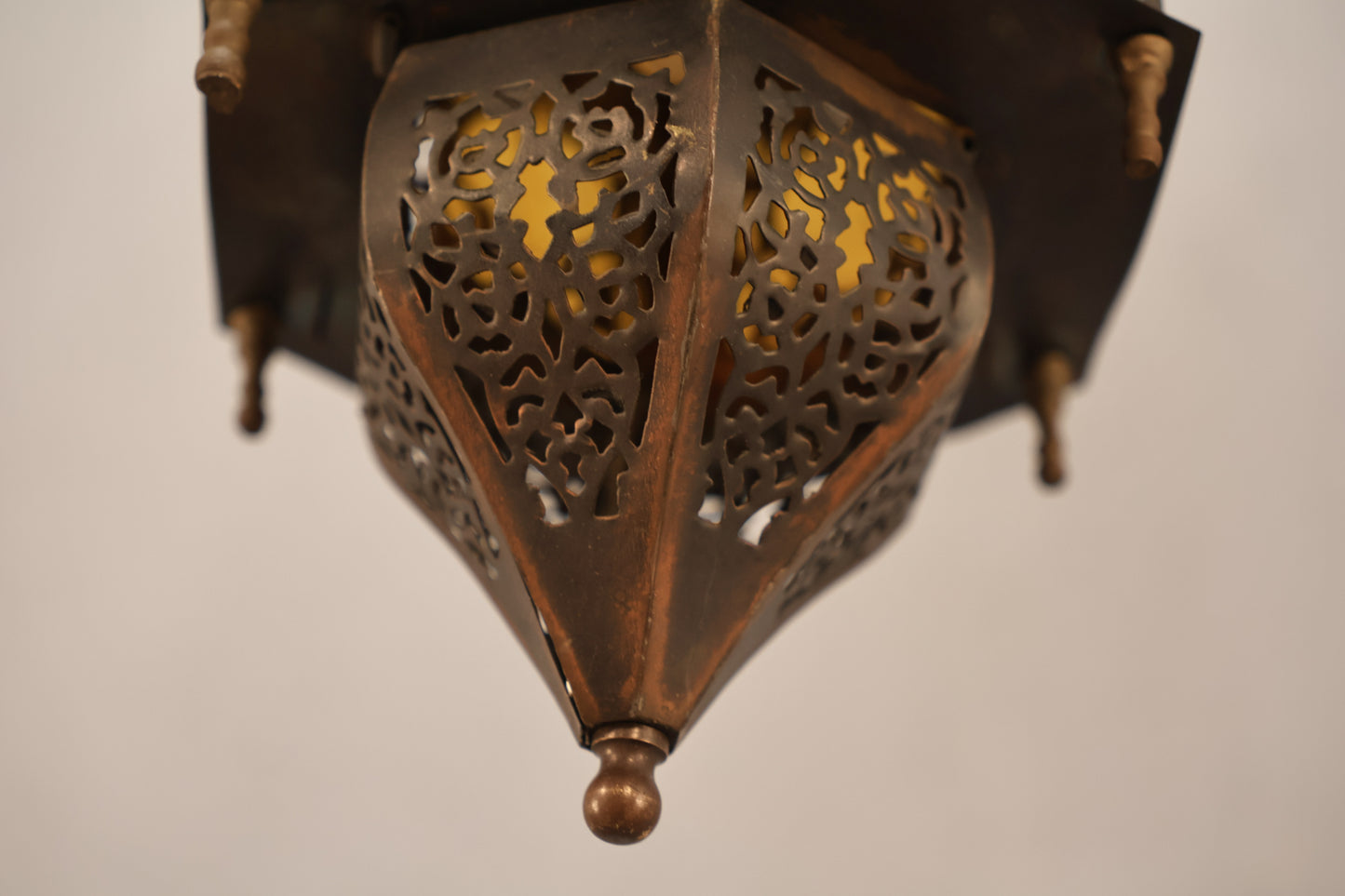 Moroccan Brass Hanging Lantern