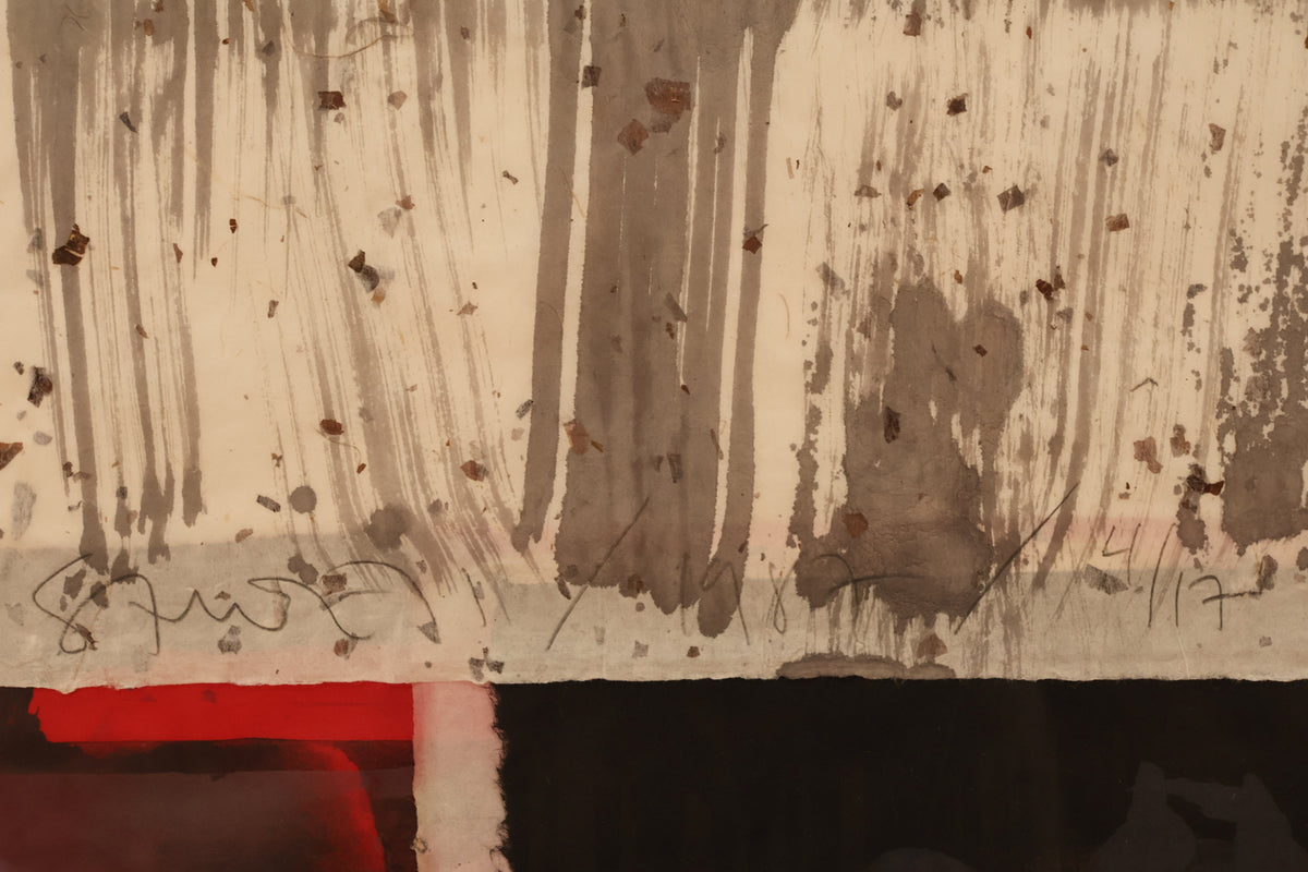 Extra-Large 1980s "Kimono" Lithograph - ONLINE ONLY