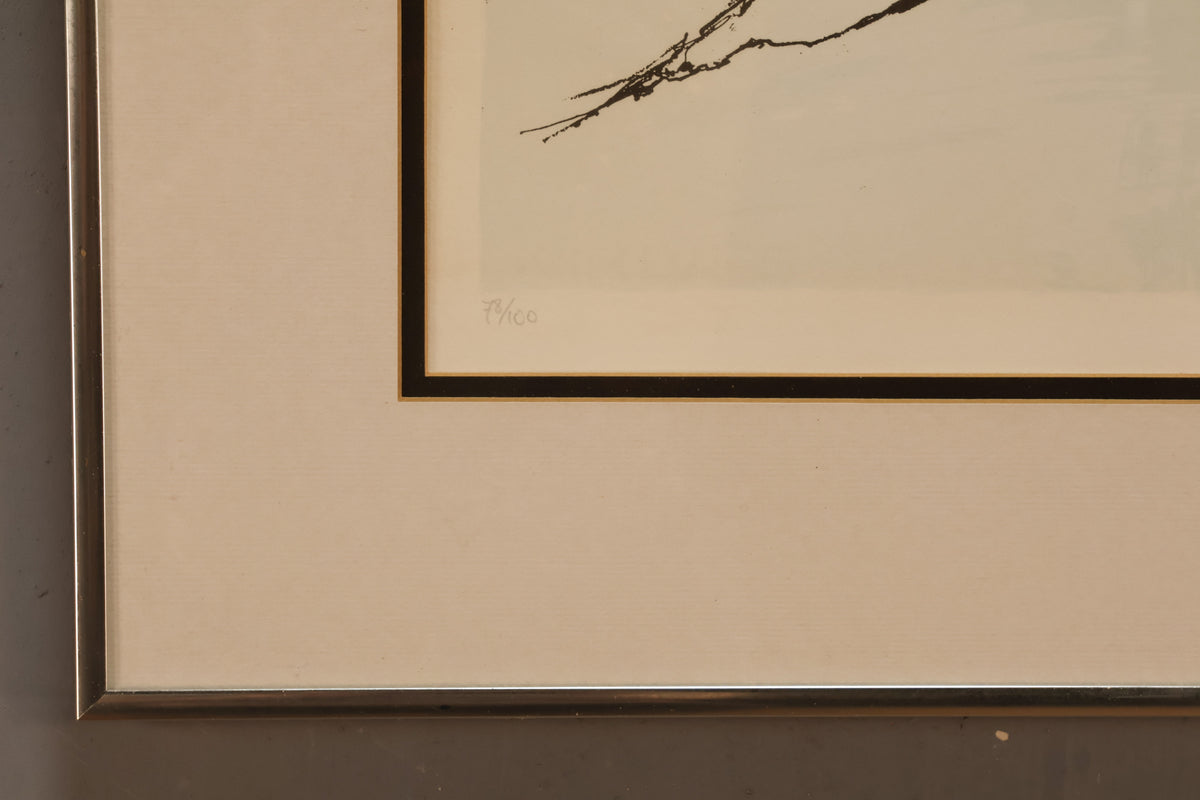 "Reclining Nude" Jean Jansem Lithograph