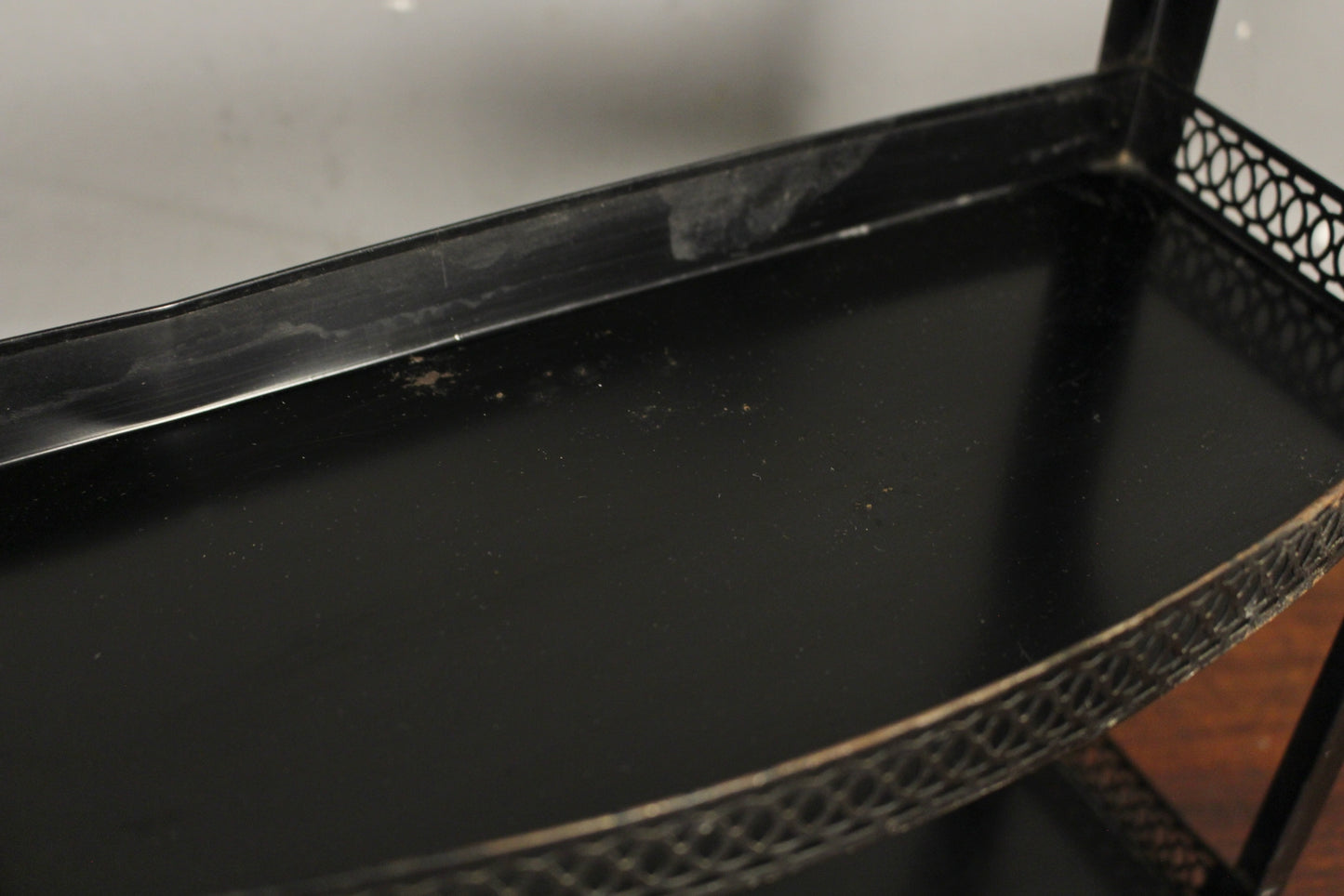 Small Metal 3-Tier Wall Shelf