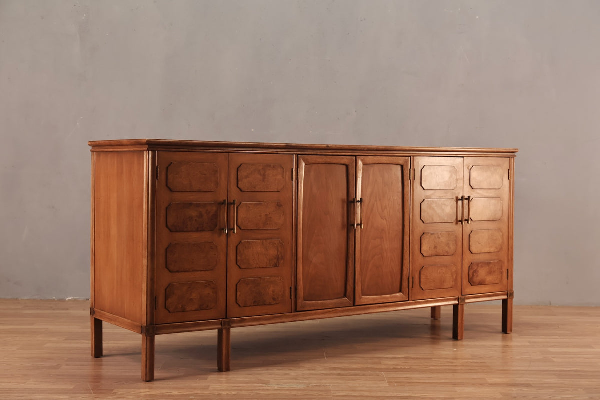 Thomasville "Tamerlane" Burl & Walnut Credenza - ONLINE ONLY