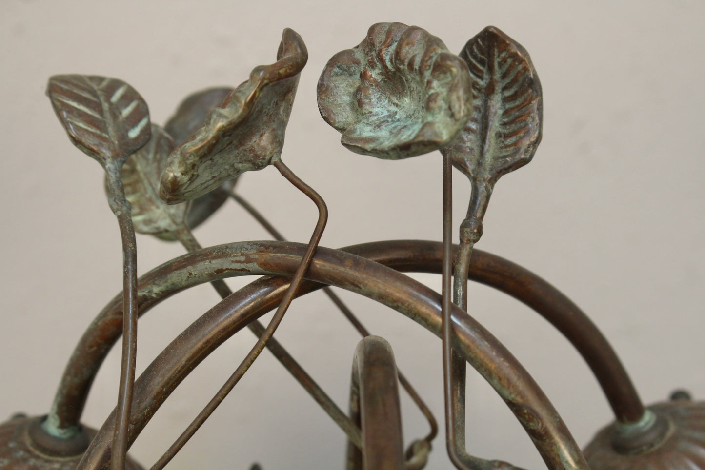 Brass & Glass "Secret Garden" Table Lamp