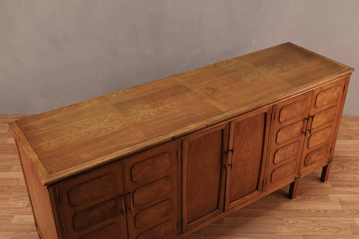 Thomasville "Tamerlane" Burl & Walnut Credenza - ONLINE ONLY