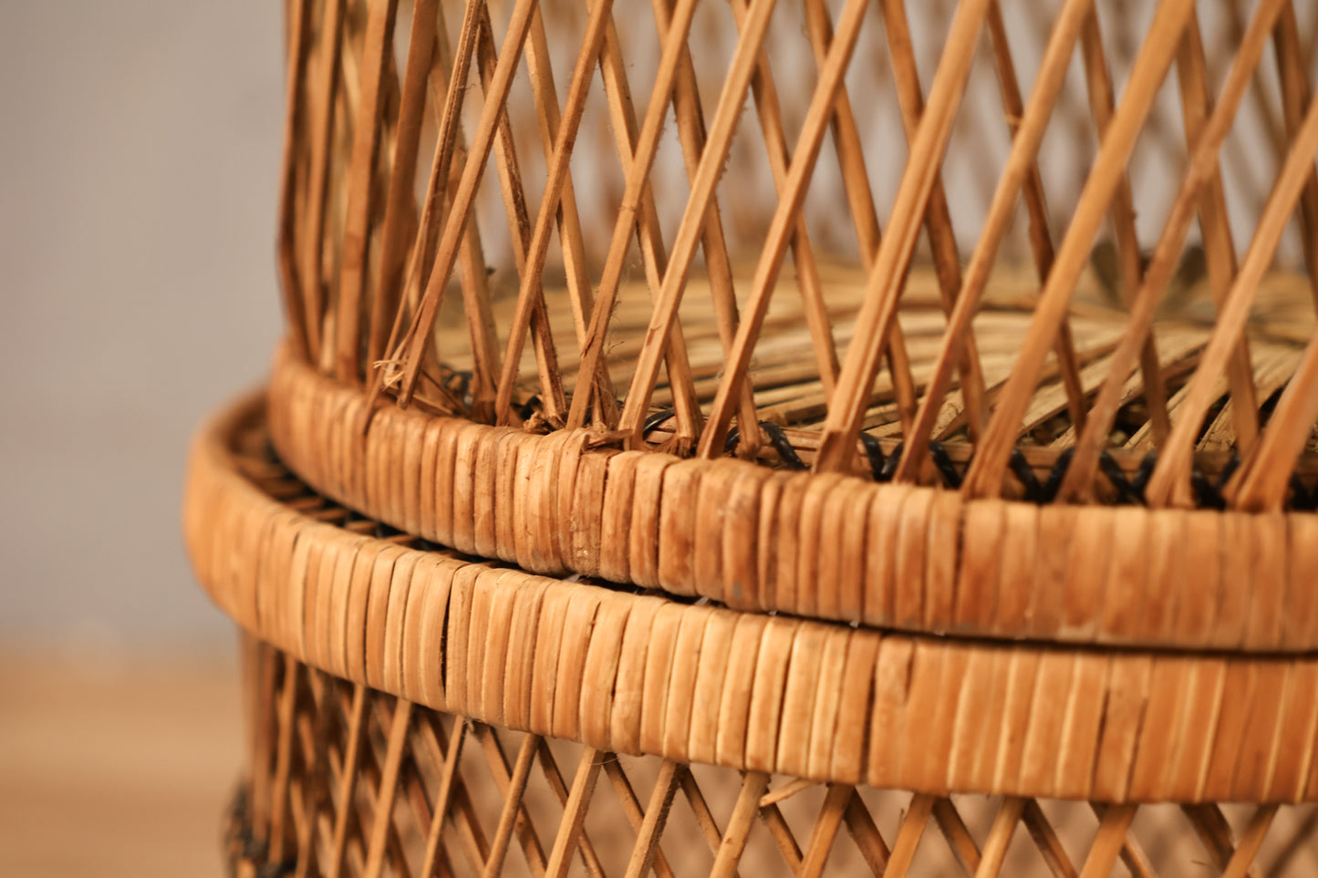 Tall Boho Woven Planter