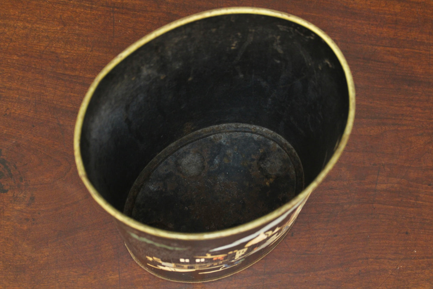 "Paint by Numbers" Metal Wastebasket