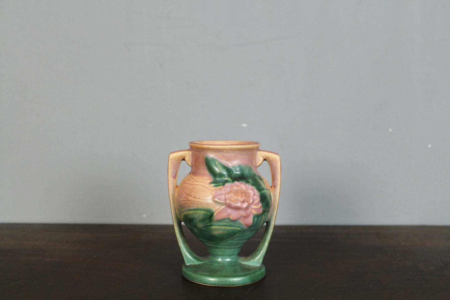 Roseville Water Lily Vase