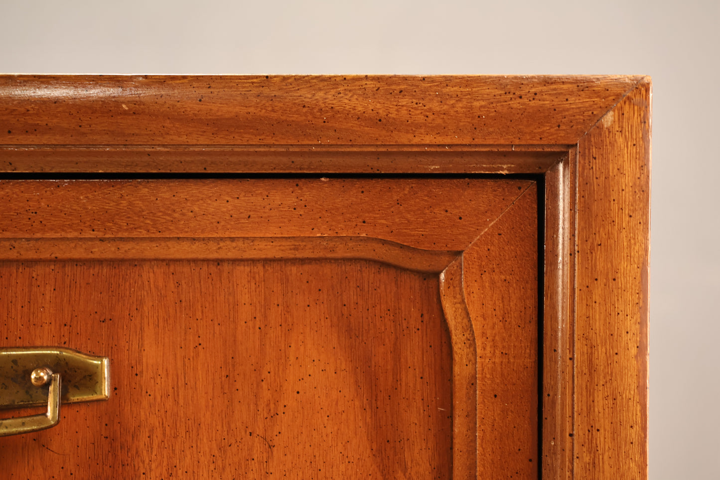 Mid Century Paneled 9-Drawer Credenza
