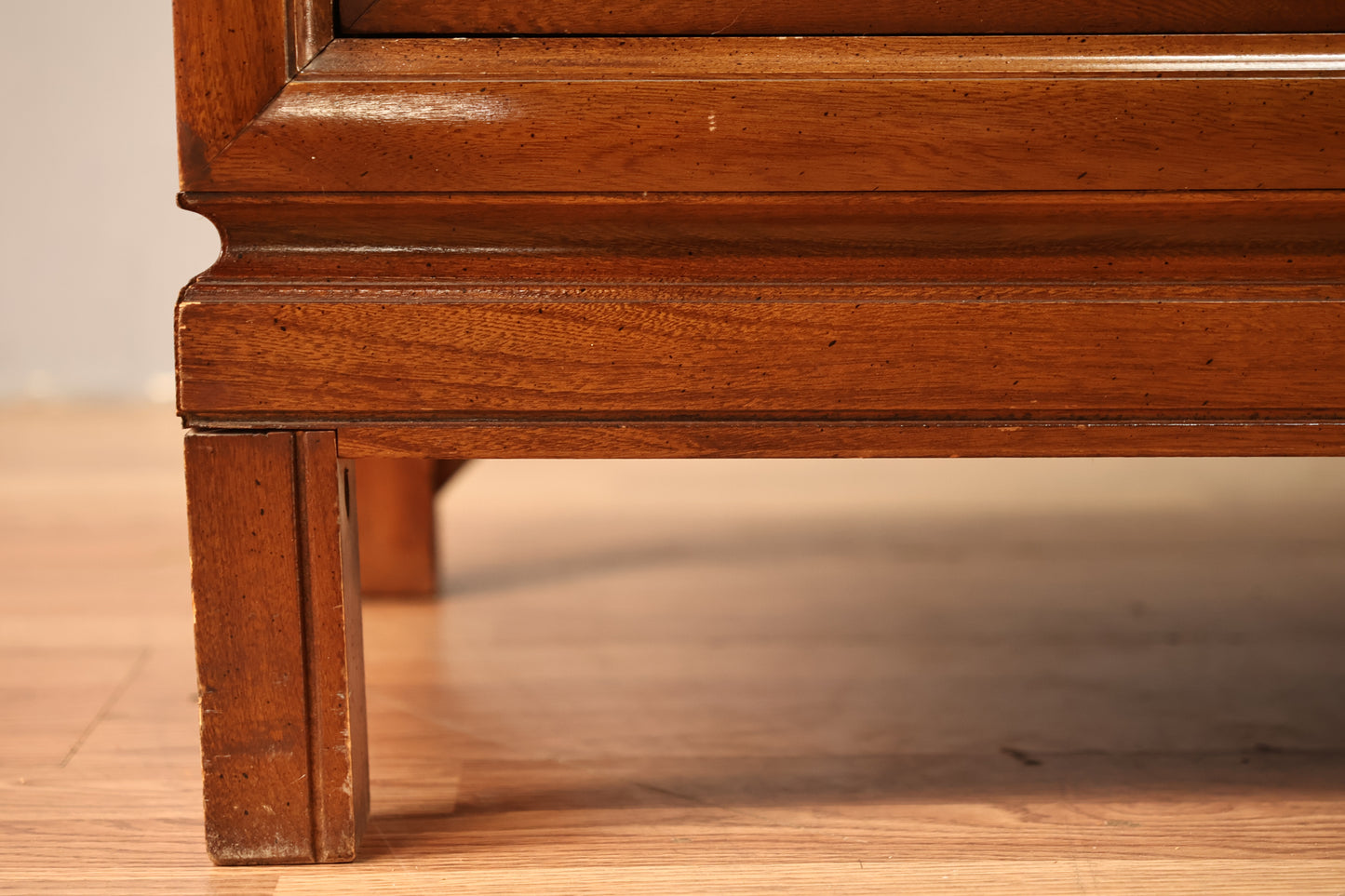 Mid Century Paneled 9-Drawer Credenza