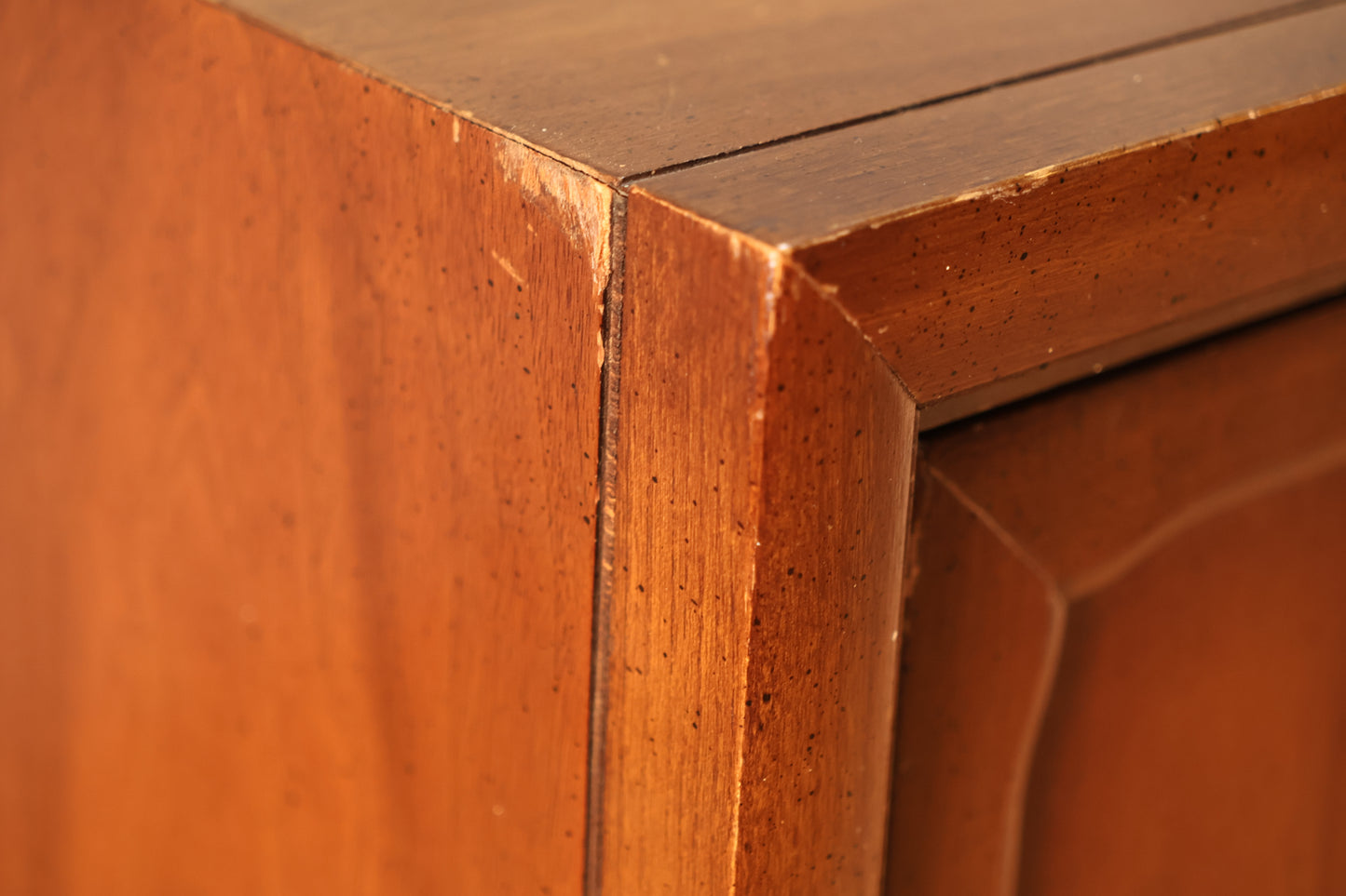 Mid Century Paneled 9-Drawer Credenza