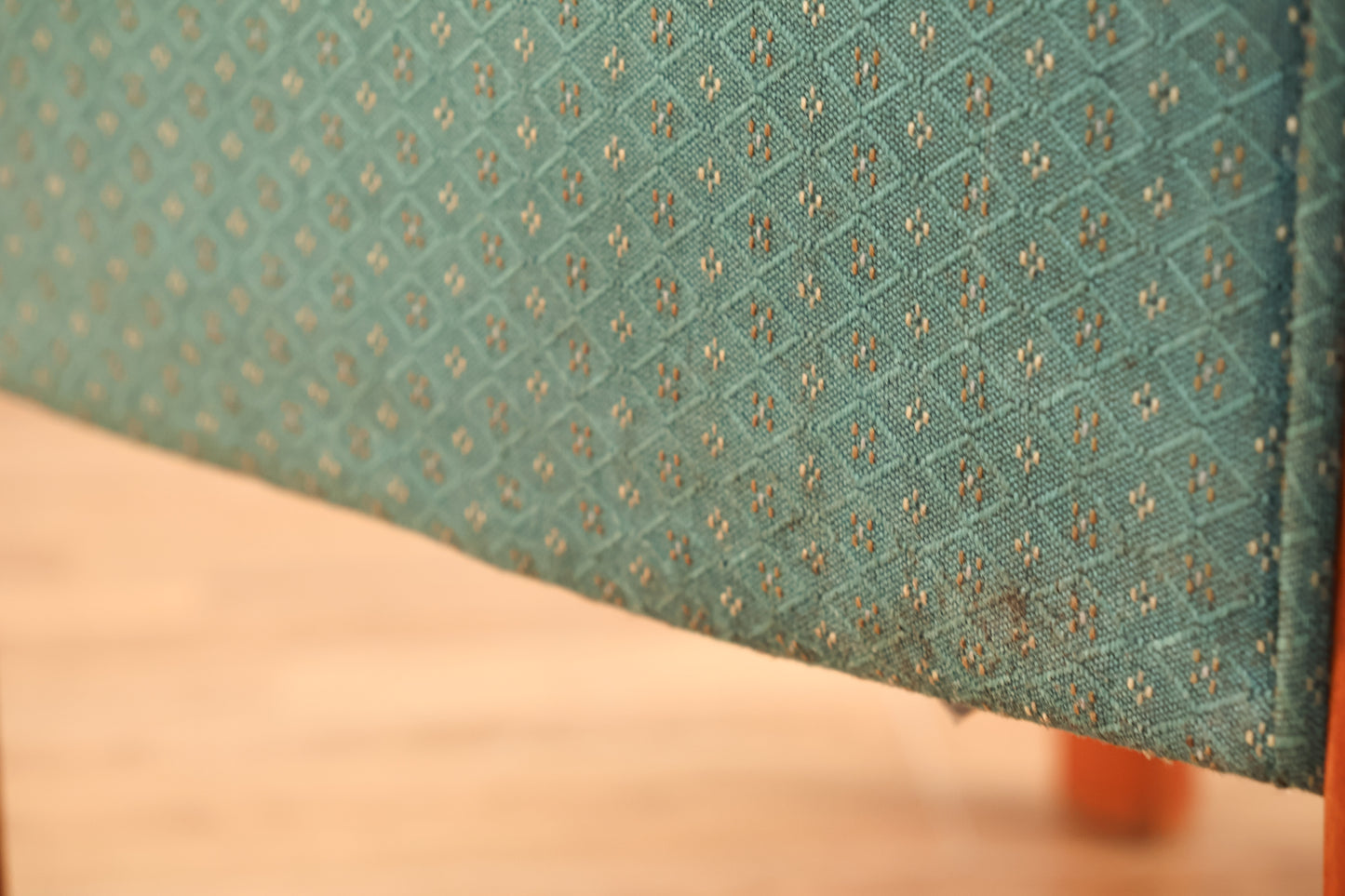 Mid Century Teak & Teal Armchair