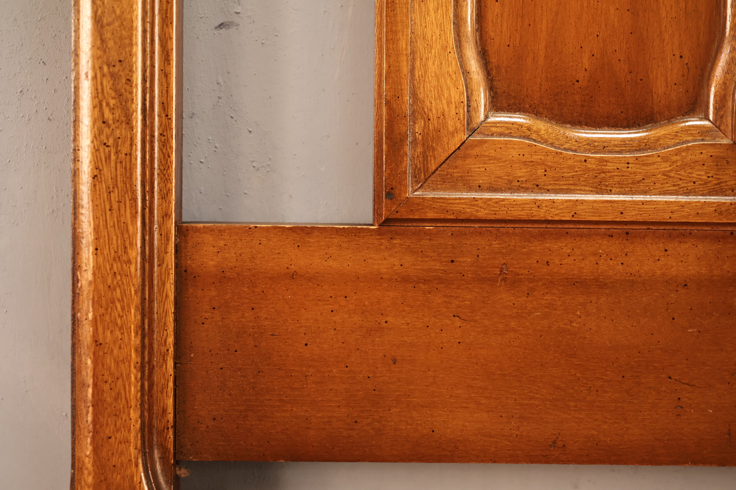 Mid Century Paneled Queen Headboard - ONLINE ONLY