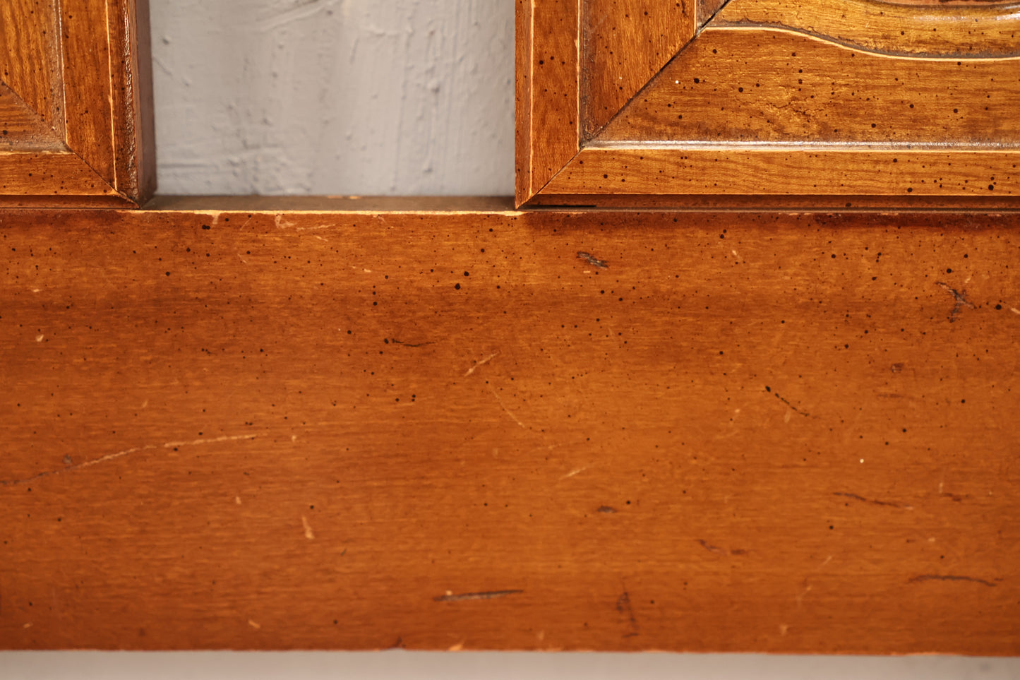 Mid Century Paneled Queen Headboard - ONLINE ONLY