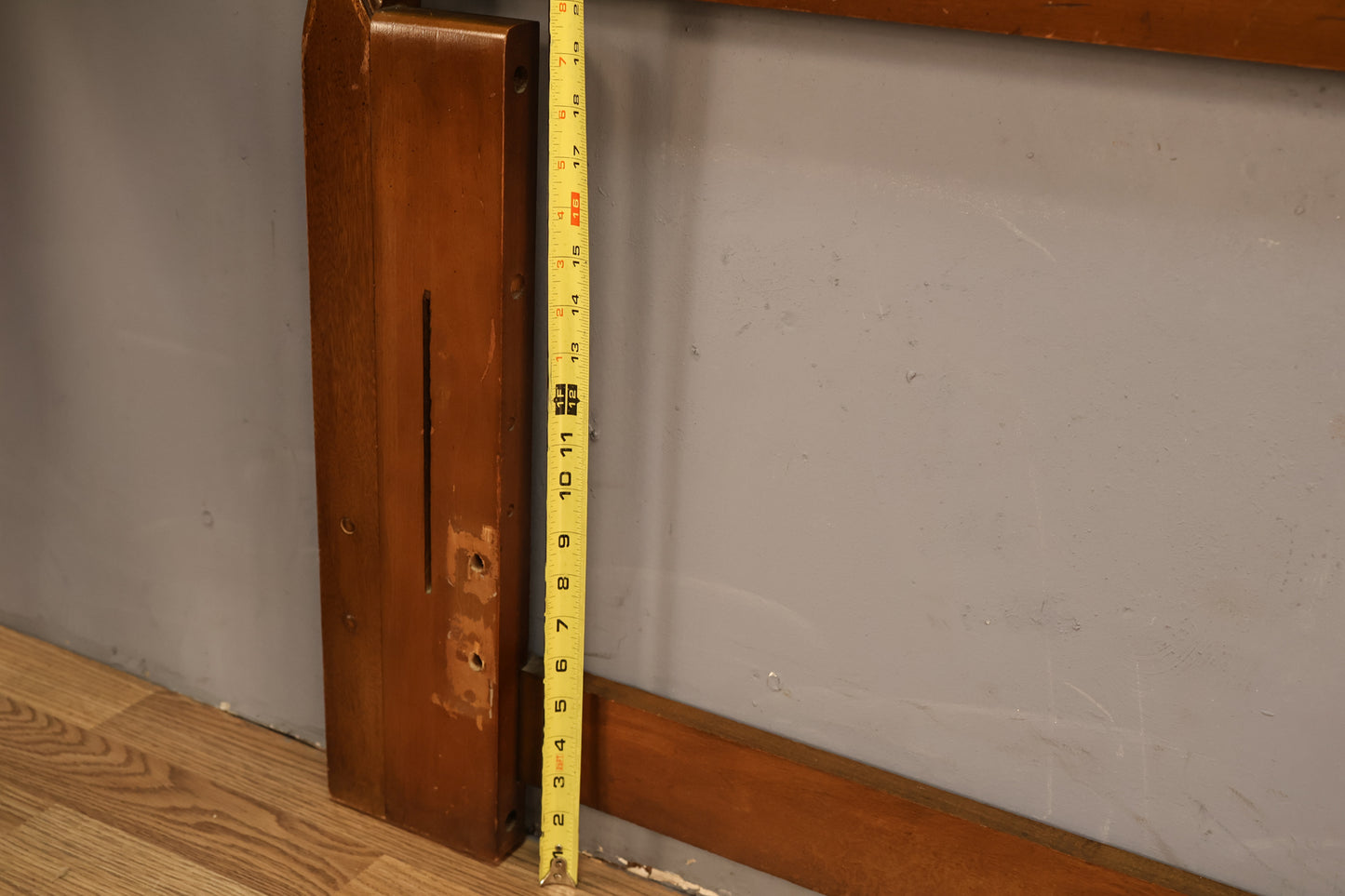 Mid Century Paneled Queen Headboard - ONLINE ONLY