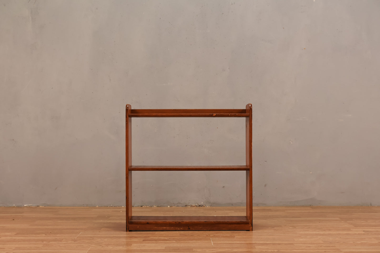 Rustic Maple 2-Tier Open Shelf