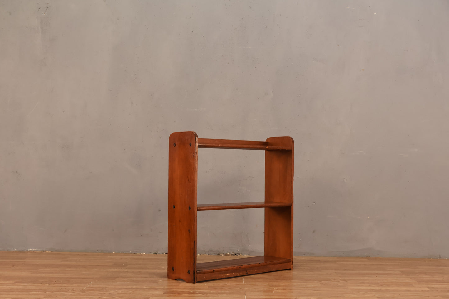 Rustic Maple 2-Tier Open Shelf