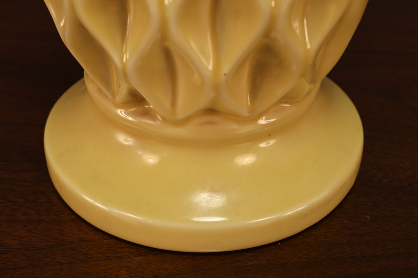 Mid Century Pineapple Ceramic Table Lamp