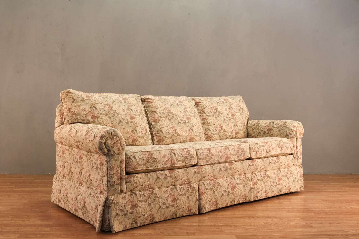Ethan Allen Floral Sofa - ONLINE ONLY